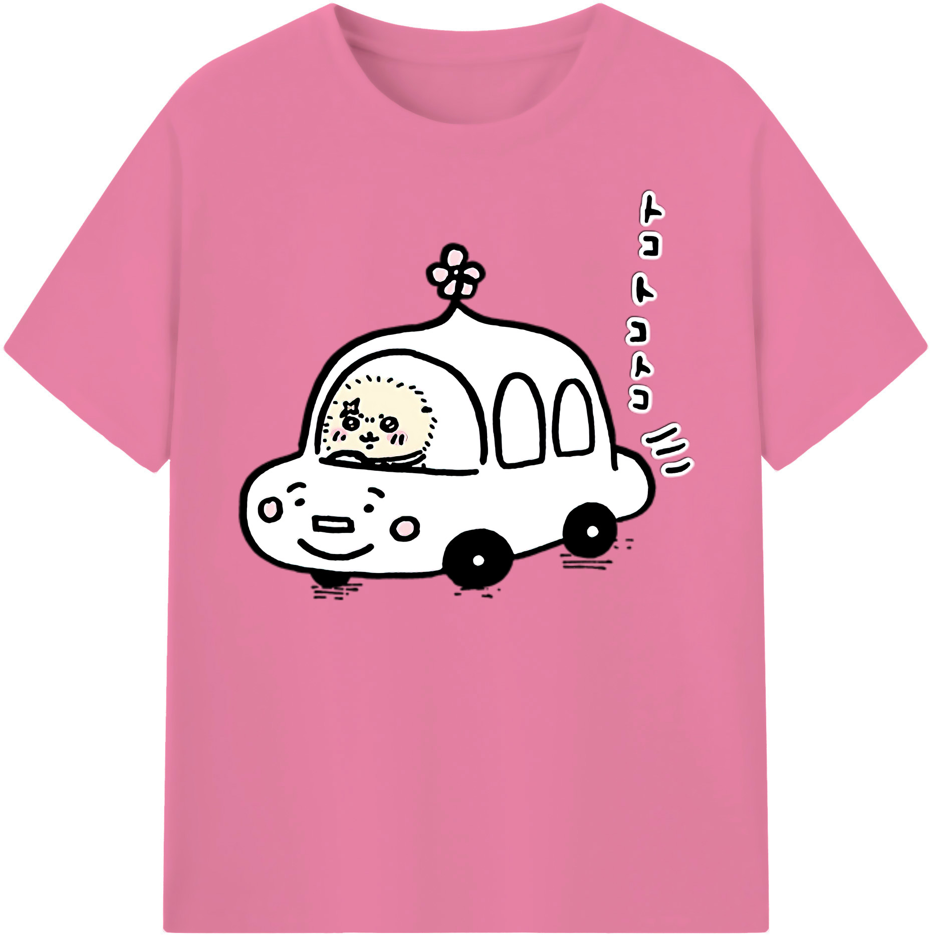 （画像用） ちいかわ ラッコ Chii-kawa Sea otter 綿100％半袖Tシャツ（フロントプリント）